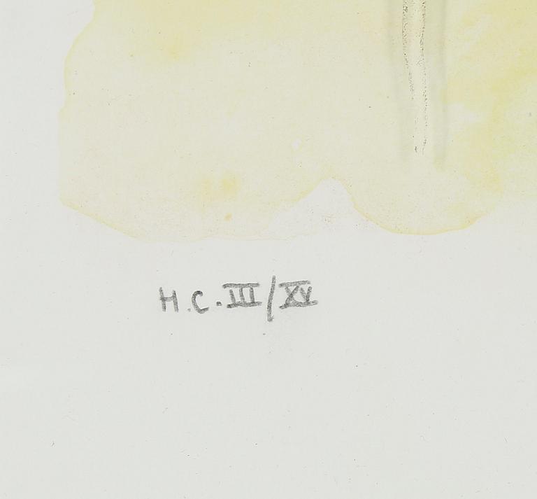 ERNST BILLGREN, litografi, signerad och numrerad III/XV.