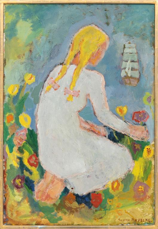 Gustav Rudberg, Ellen - the artist's wife.