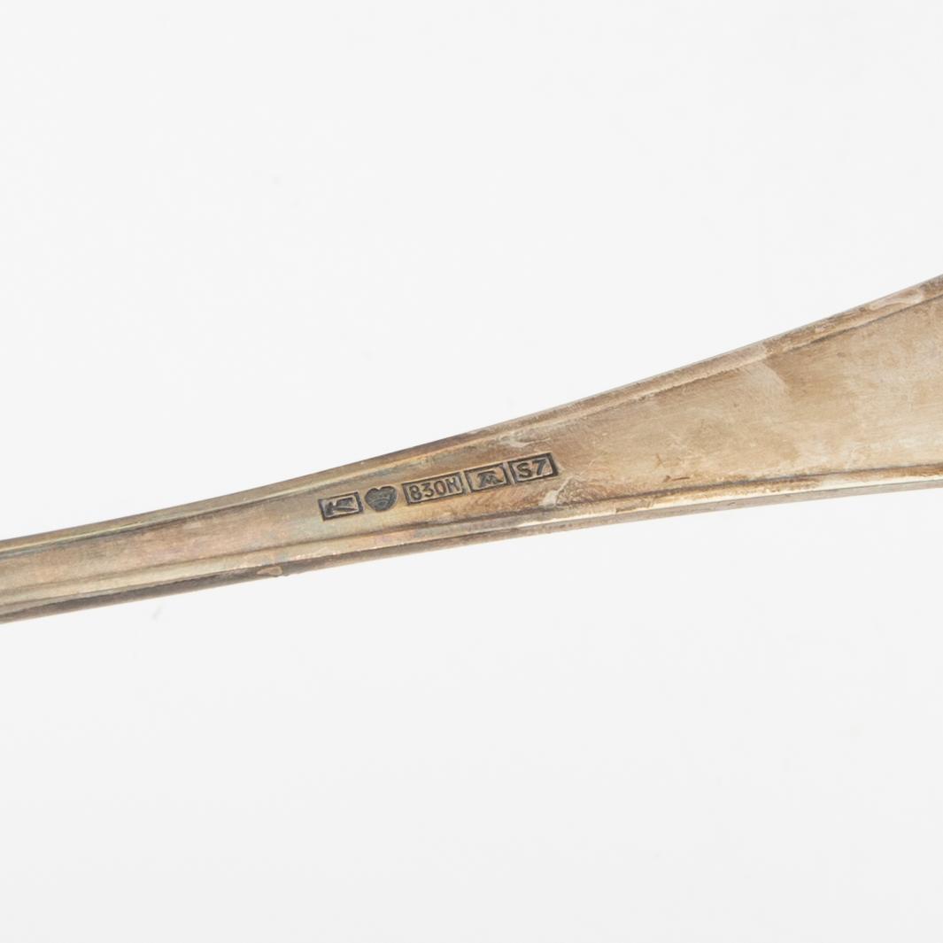 Bestick 18 dlr "Suomi" silver Auran Kultasepät, Åbo Finland 1920.