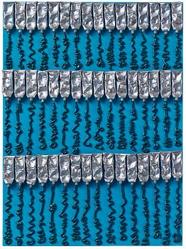 569. Arman (Armand Pierre Fernandez), Blue and silver.