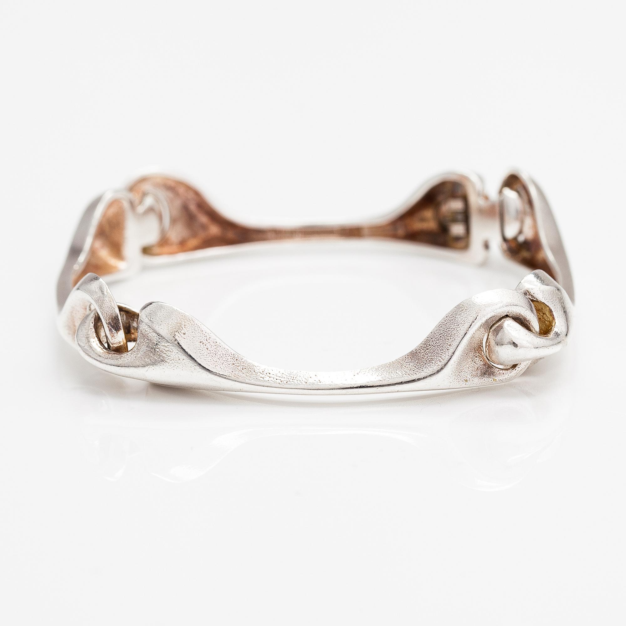 Björn Weckström, Armband "Armilla", sterlingsilver. Lapponia 1977.