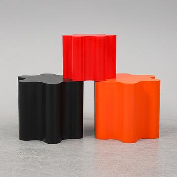 CLAESSON KOIVISTO RUNE, three 'Flower' stools, Offecct.