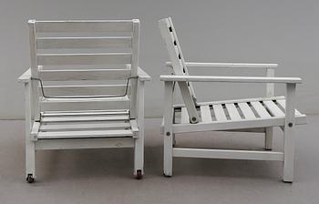 TRÄDGÅRDSMÖBLER, 3 delar, Elsa Stackelberg, Fri Form, 1900-talets andra hälft.