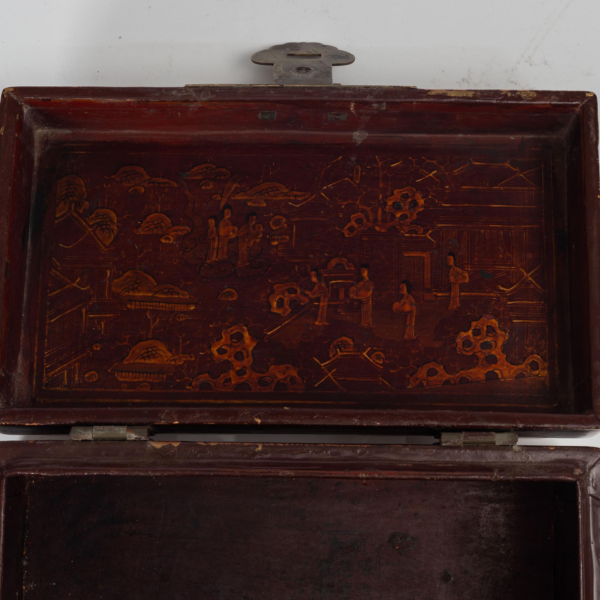 A Chinese box, early 1900.