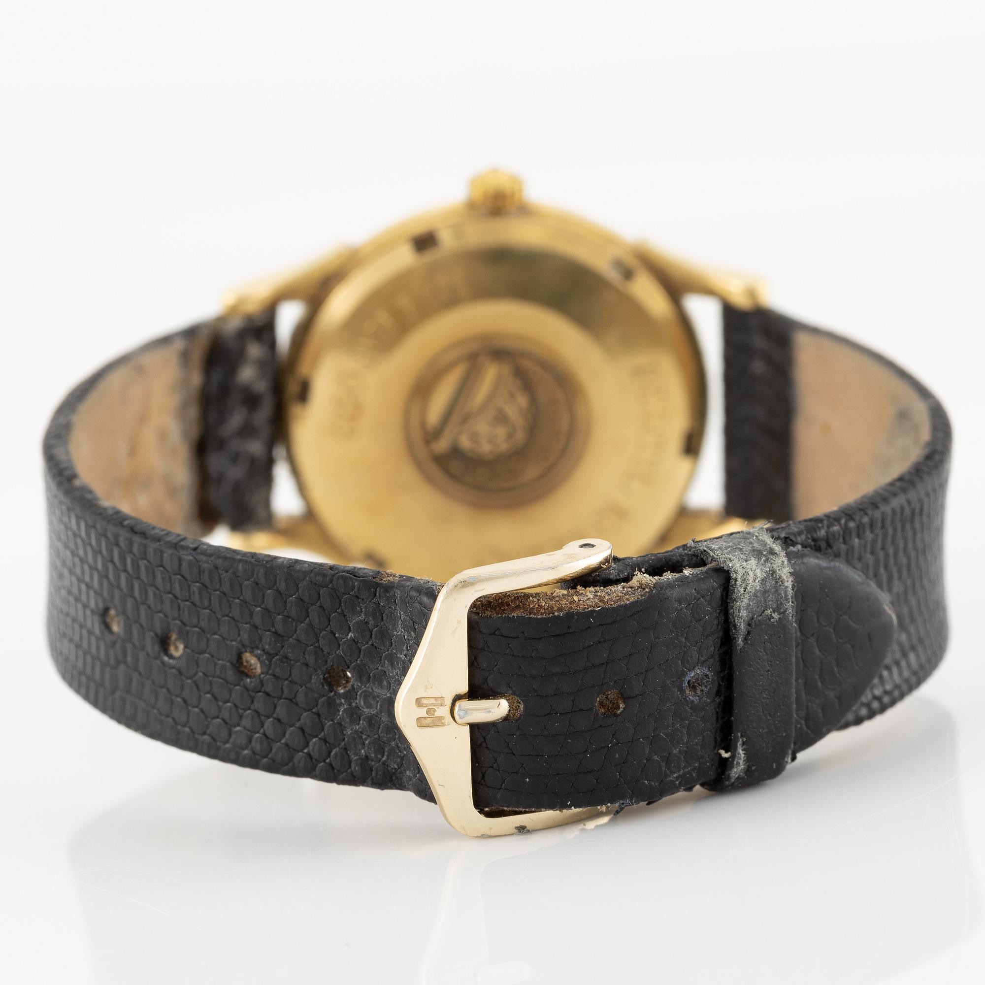 Omega, Constellation, "Pie-pan", wristwatch, 34.5 mm.