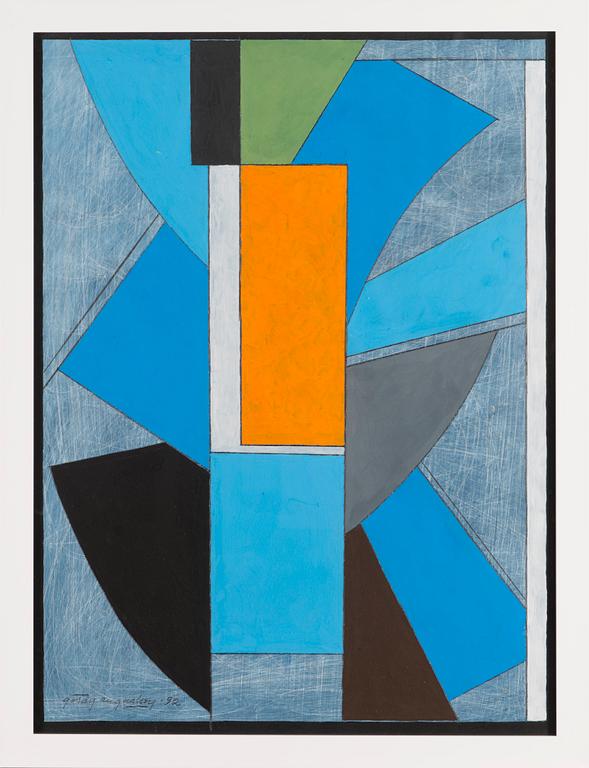 Göran Augustson, "COMPOSITION ON GREY".