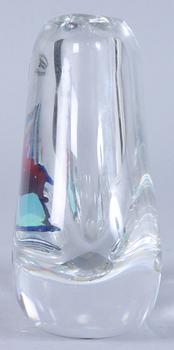 VAS, glas, Carlos Pebaque, Gullaskruf, sign.