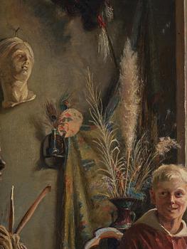 Hilma af Klint, Studio interior.