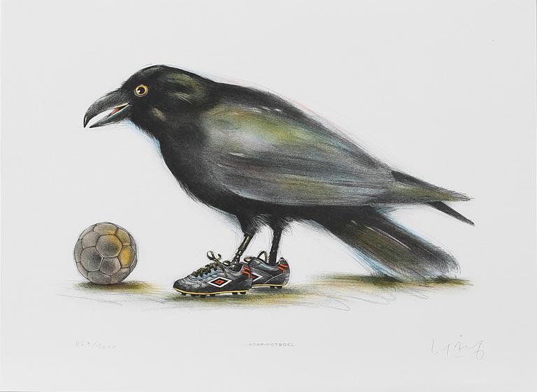 LASSE ÅBERG, 4 litograph in colours, signed and numbered 867/2000.