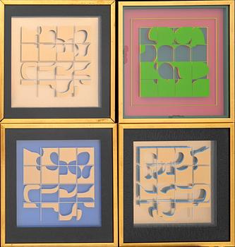 Beck & Jung,  aset of five multiples signd and dated 1970-71.