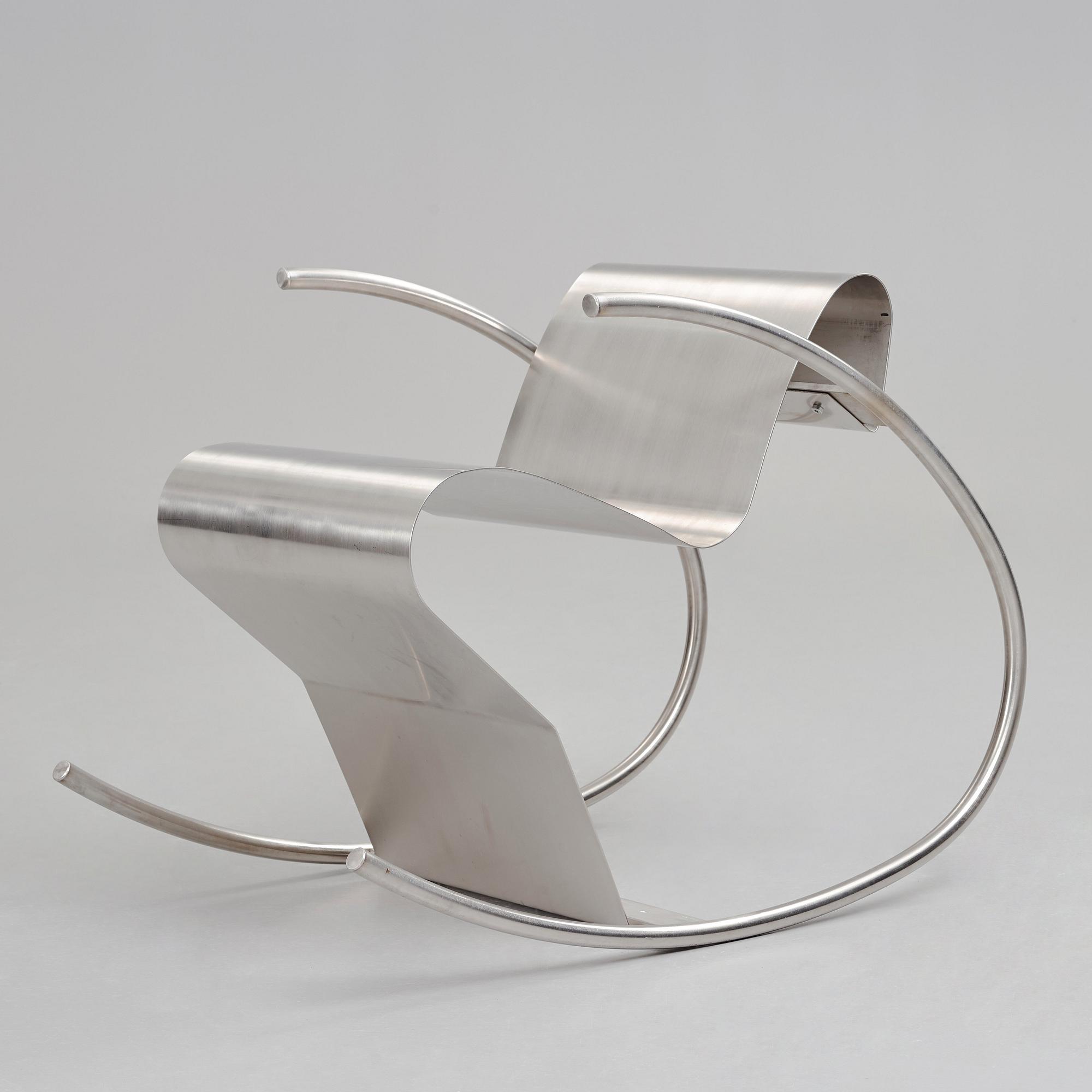 Sigurdur Gustafsson, a "Rock´n Roll" rocking chair for Källemo Sweden, post 1999.