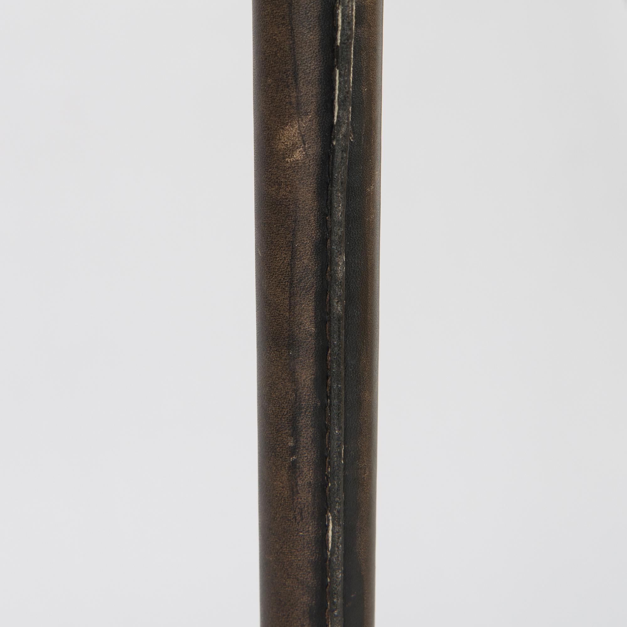 Alvar Aalto, an 'Angel's Wing' floor lamp, 805. Manufactured by Valaistustyö.