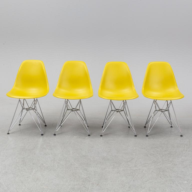 CHARLES AND RAY EAMES, six DSR chairs, Vitra, 2011.