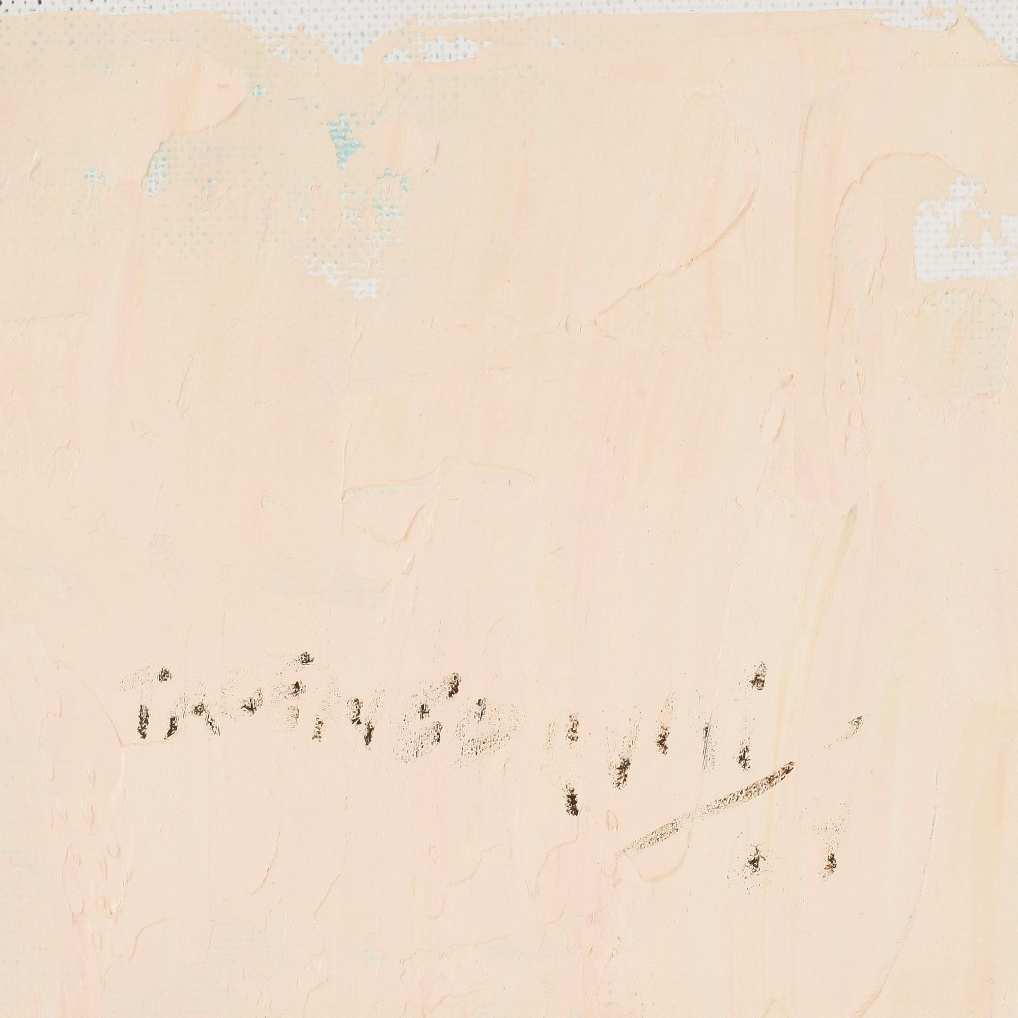 TAGE HEDQVIST, olja på duk. Signerad med dedikation.