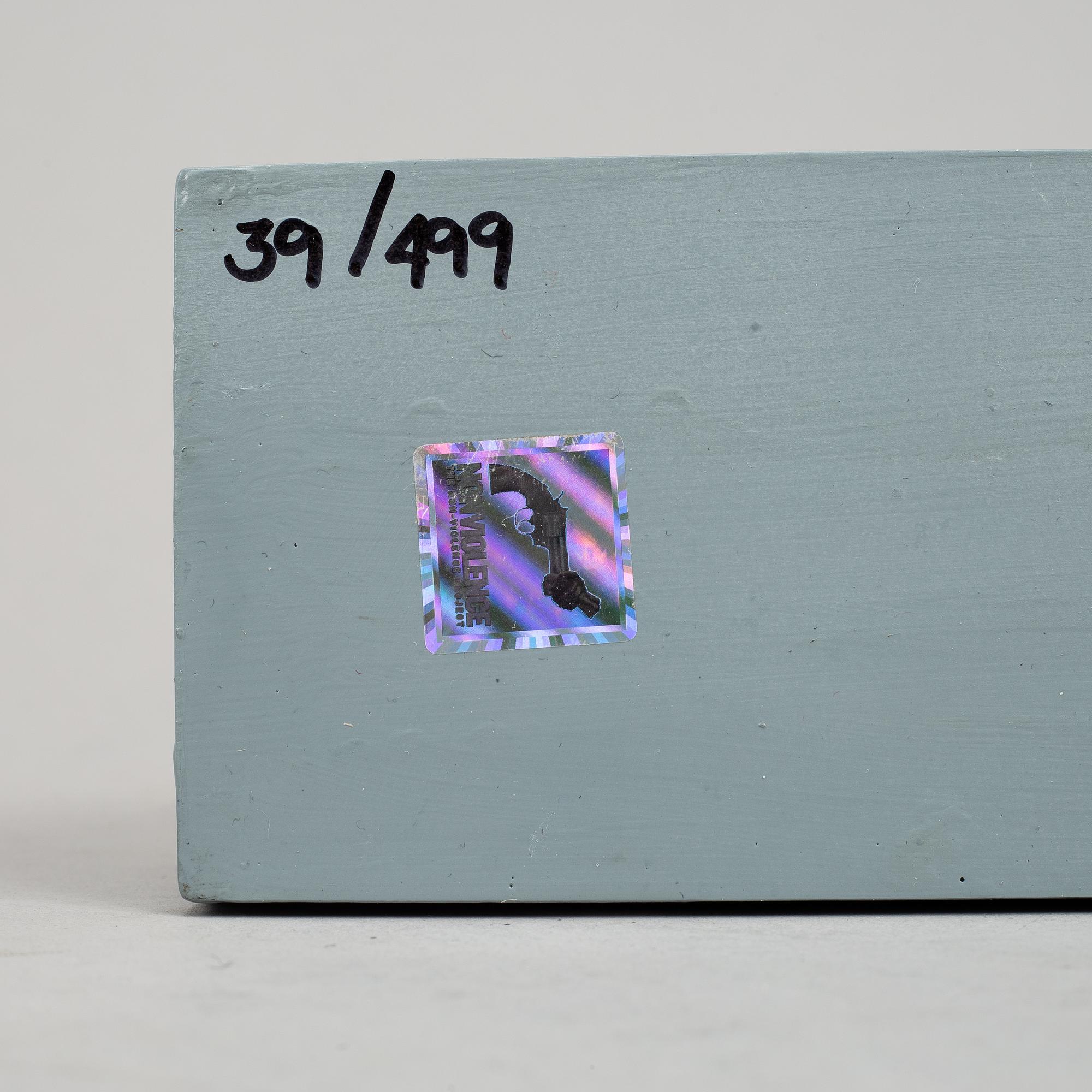 Carl-Fredrik Reuterswärd/ The Non-Violence Project Foundation, a polyresin sculpture 2013, Certificate numbered 39/499.