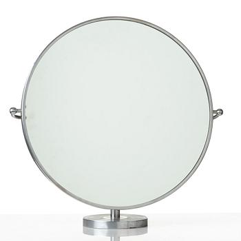 141A. Josef Frank, a chrome plated brass table mirror, Svenskt Tenn, model 2214.