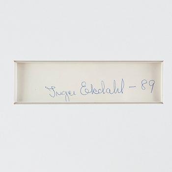 INGER EKDAHL, gouache på papper, signerad och daterad -89 a tergo.