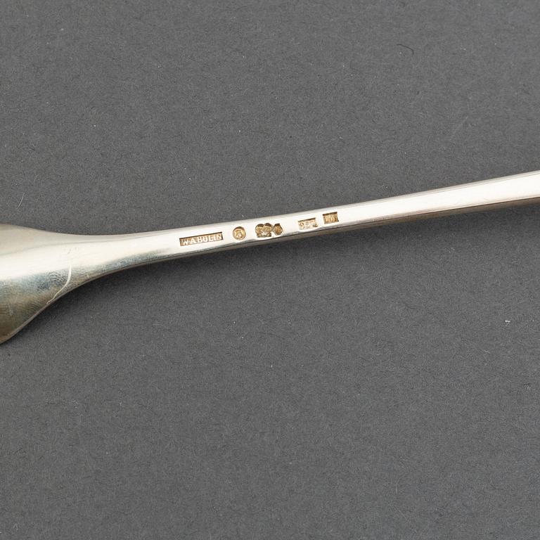 A WA Bolin silver stilton-spade, marked in Stockholm 2009.