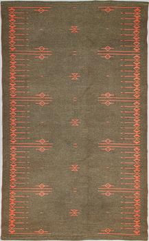 Aappo Härkönen, hårgarnsmatta, Mattokutomo, Finland, 1950/60-tal, ca 242x149 cm.