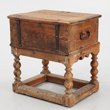 A chest, dated 1745.