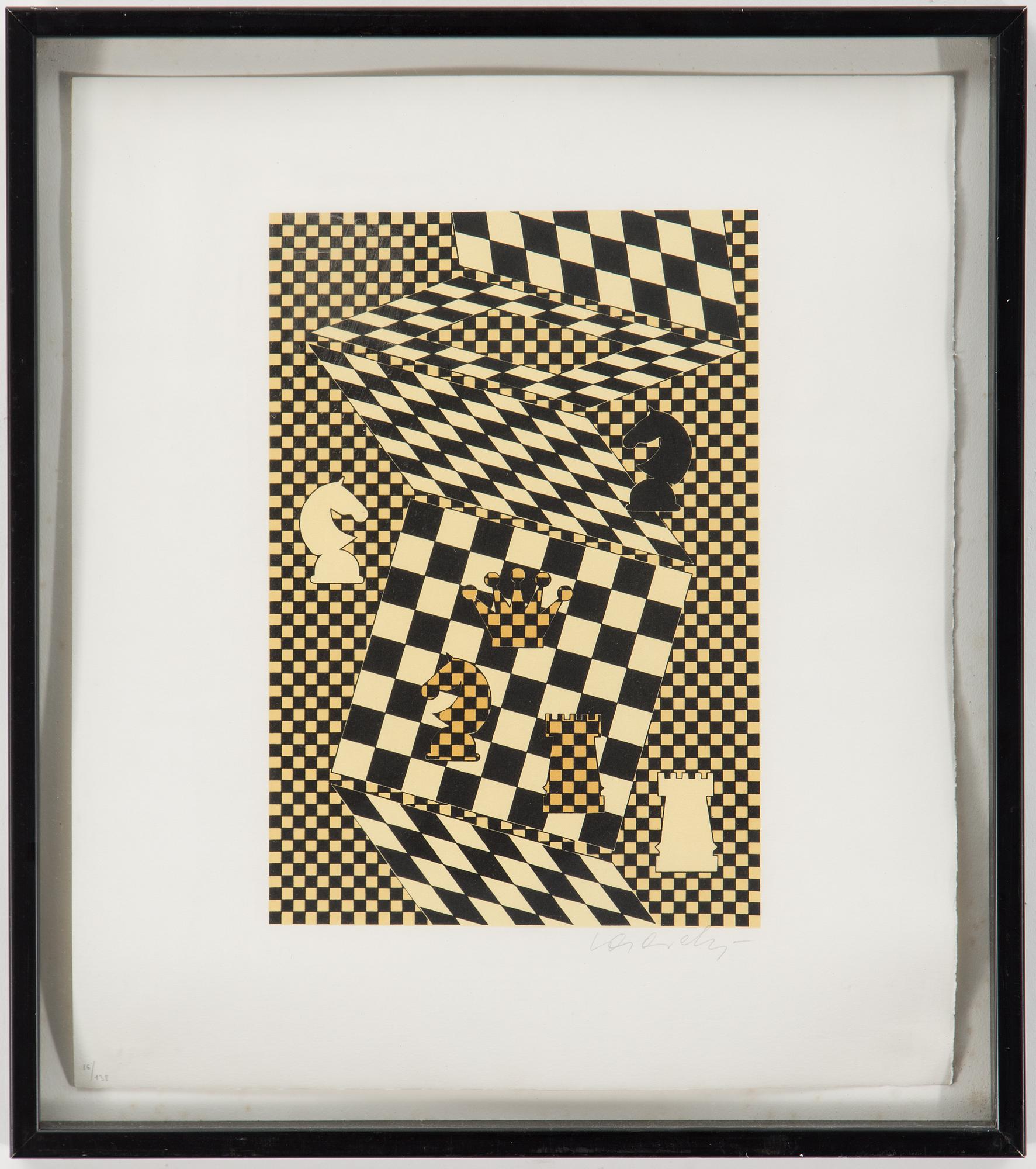 VICTOR VASARELY, screenprint in colors, signed and numbered 86/138.