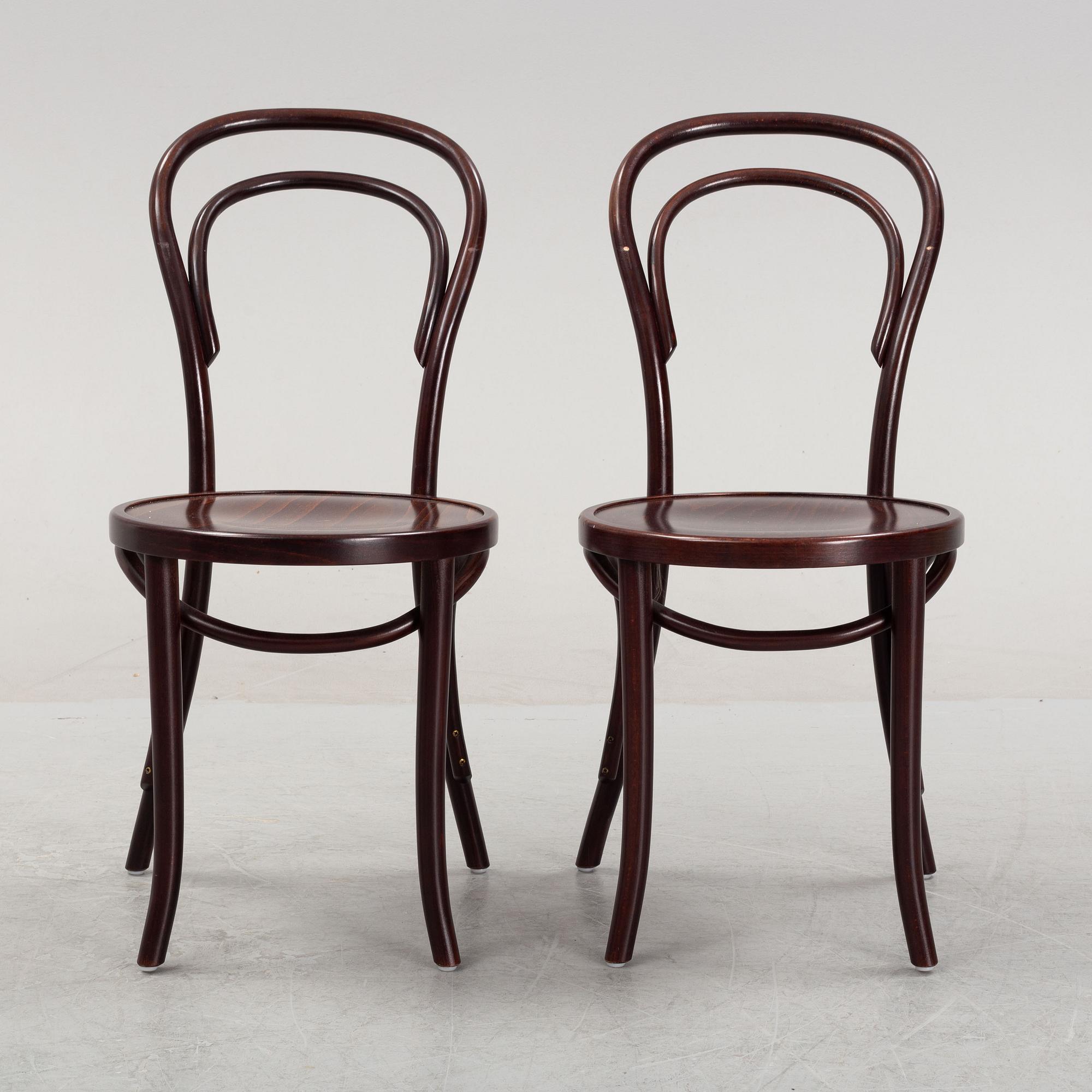 Beau Marché, stolar, 6 stycken, "Thonet café stol", Danmark, modern tillverkning.