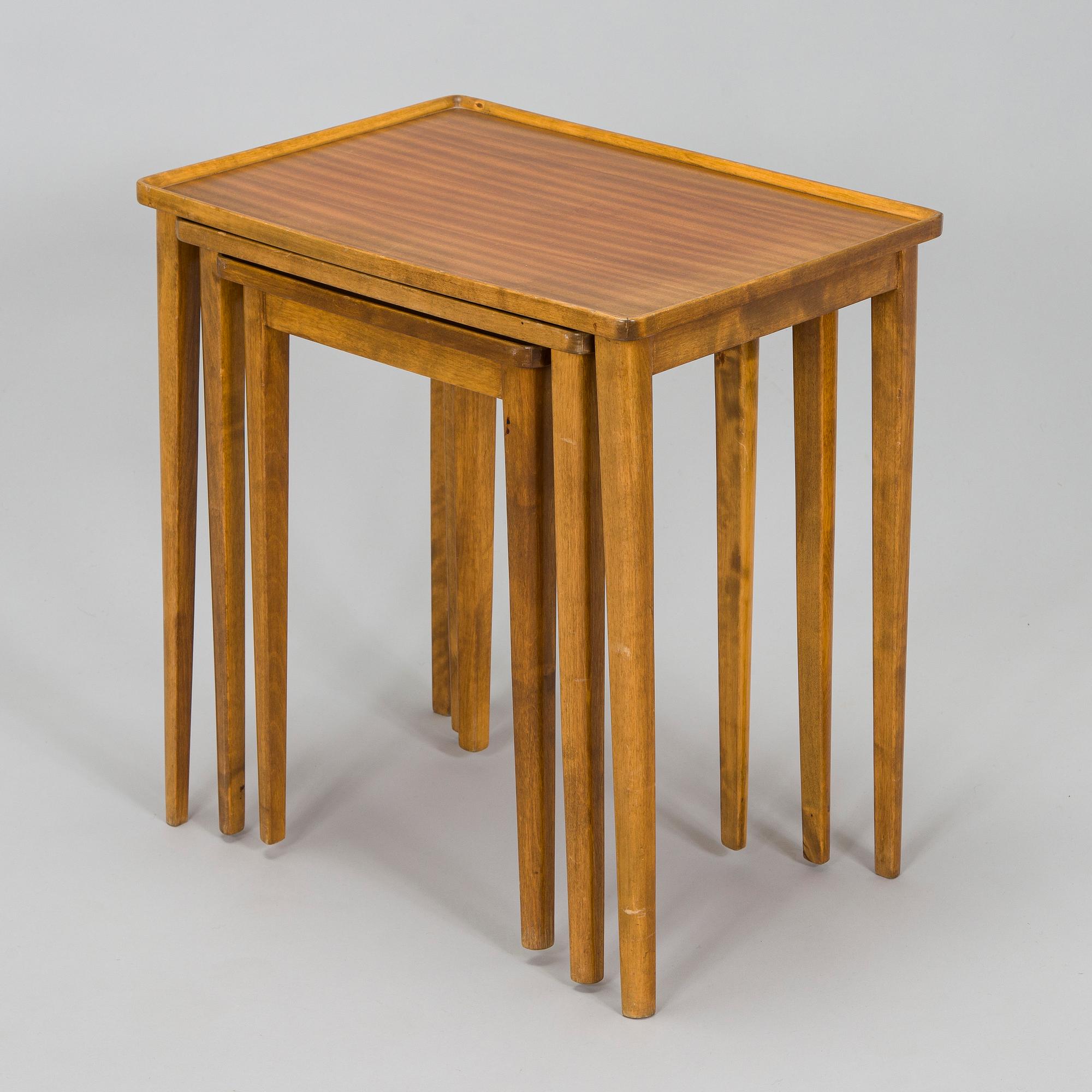 Satsbord, 3 delar, Finland 1950-60-tal.