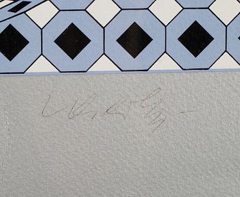 VICTOR VASARELY, färgserigrafi, signerad och numrerad 172/20.