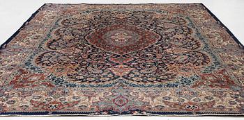 A Kashmar carpet, c. 390 x 289 cm.