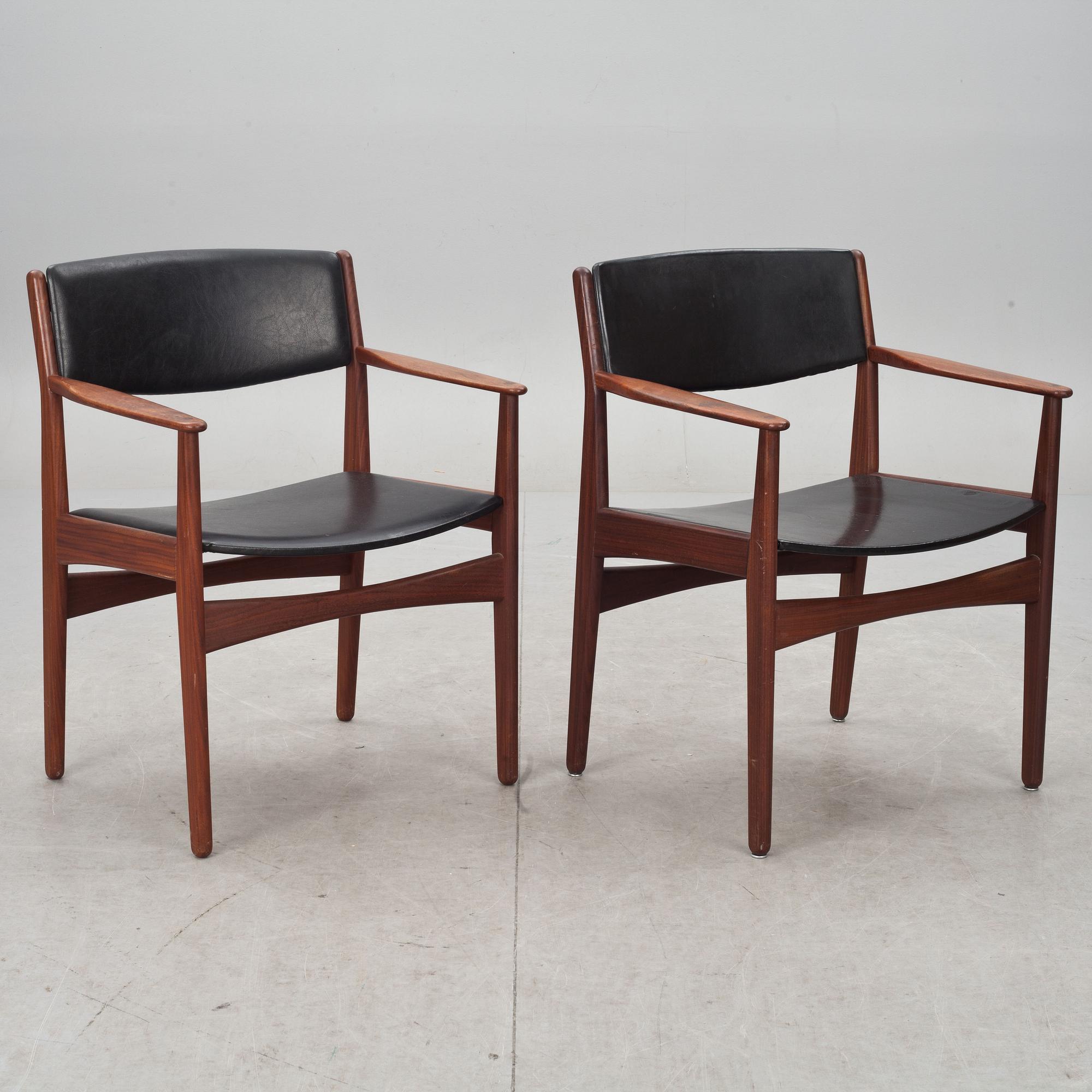 KARMSTOLAR, ett par, Frem Röjle, Danmark.