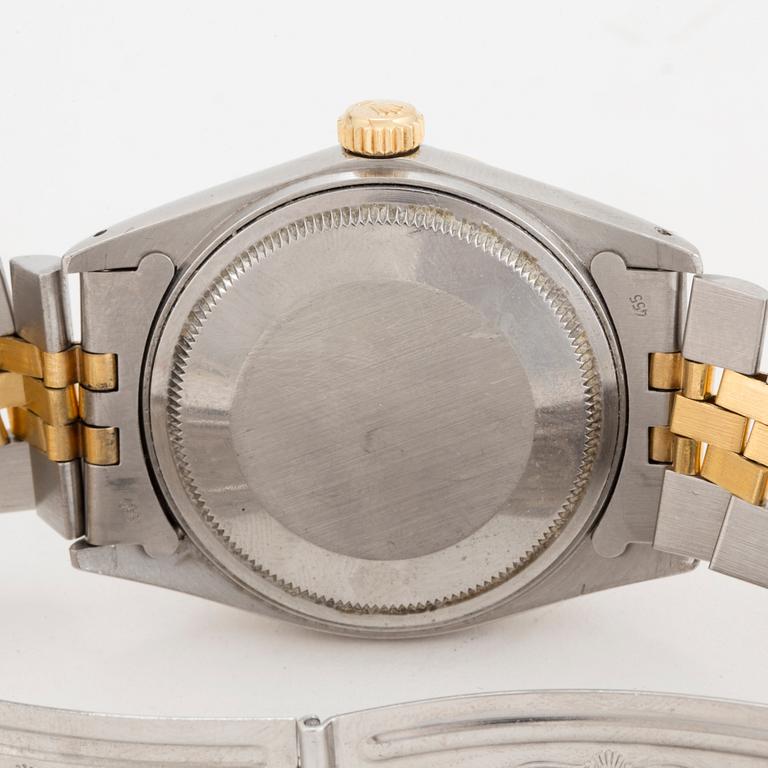 ROLEX, Oyster Perpetual, Datejust (T Swiss T), Chronometer, wristwatch, 36 mm.