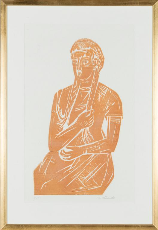 Ina Colliander, Girl with braids.