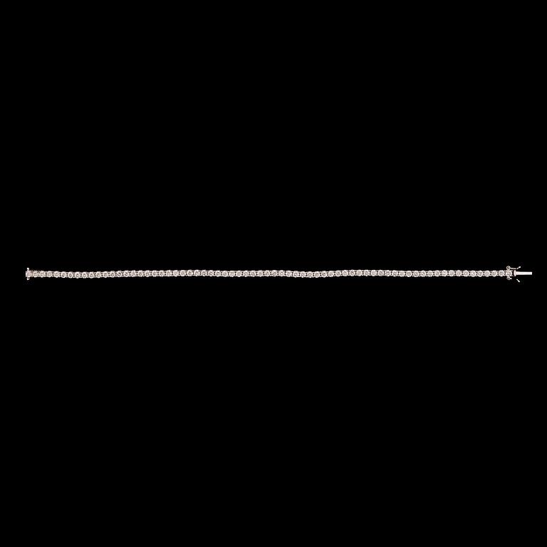 ARMBAND med briljantslipade diamanter totalt circa 3.48 ct.