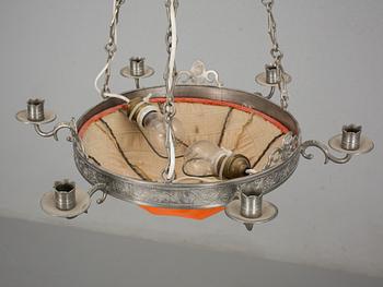 TAKAMPEL, tenn, empirstil, utländska stämplar, 1920-tal.