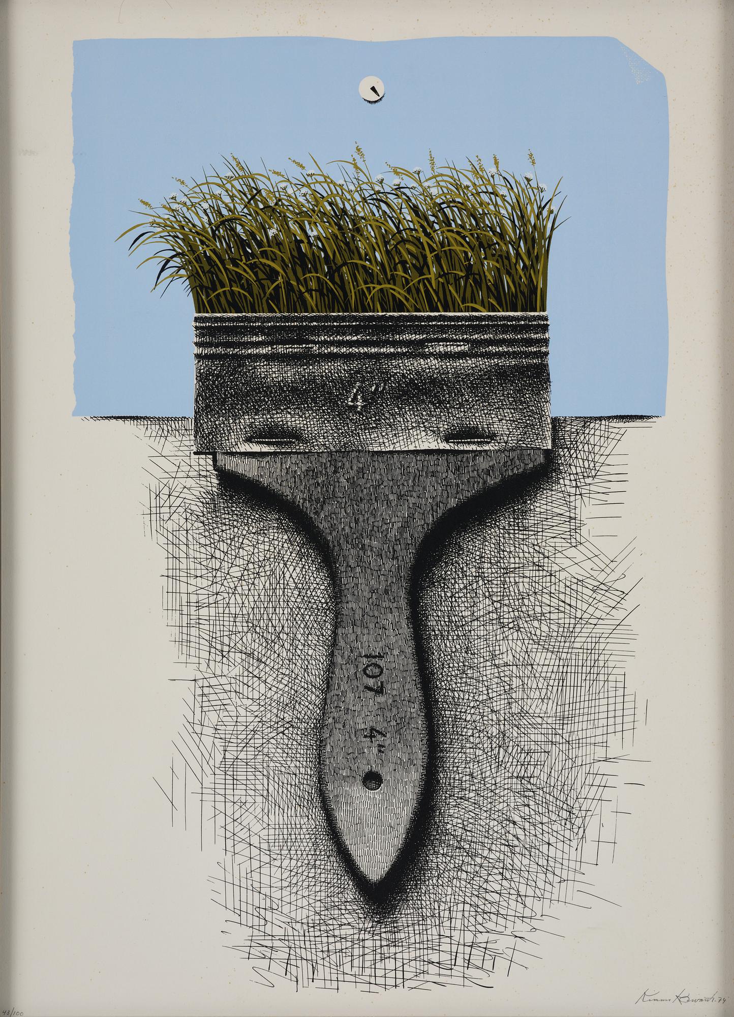 Kimmo Kaivanto, "Four inch thoughts" from: "Hommage aux Prix Nobel" (The Nobel Prize portfolio).