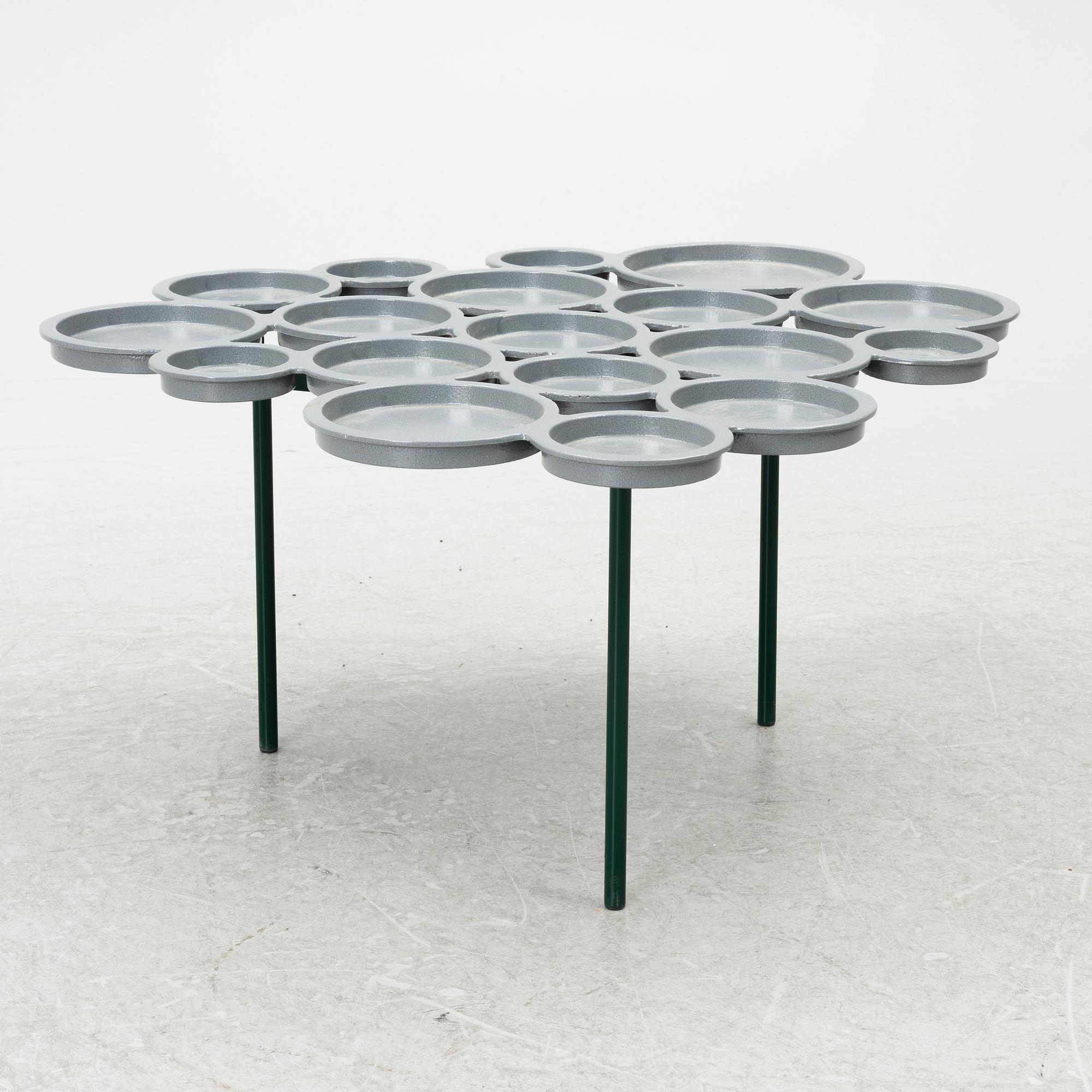 Luca Nichetto, A 'Green Pads' table/flower table, Italy, contemporary.