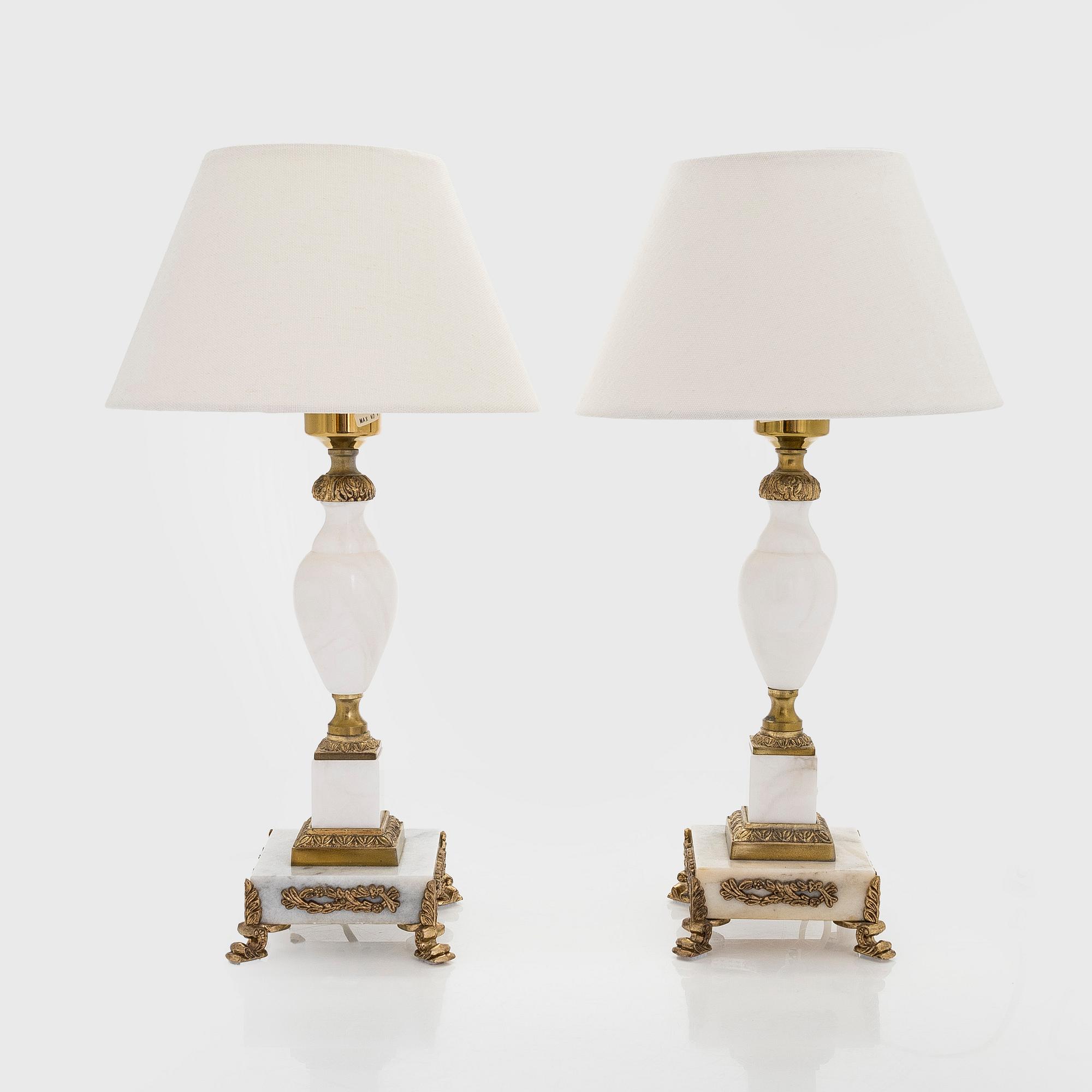 A pair of 1960/70s tablelamps.