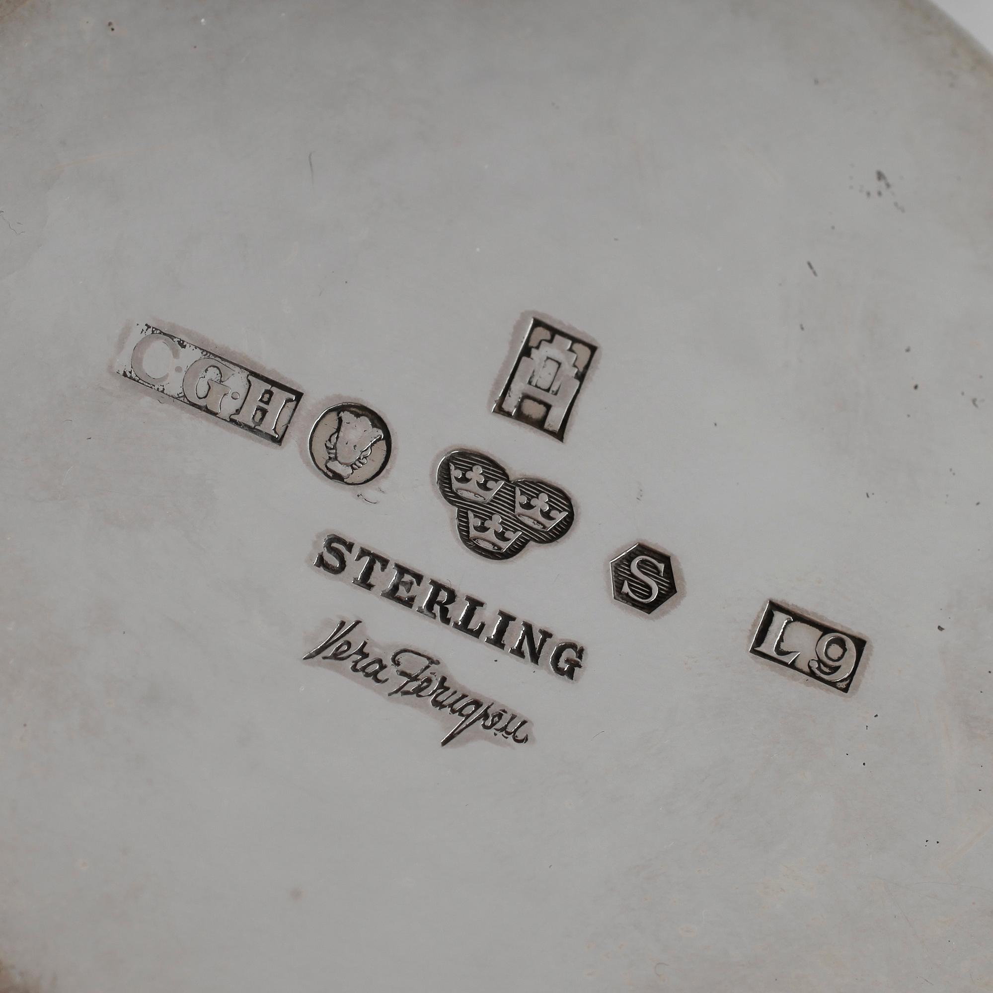 VAS, silver, Vera Ferngren, CG Hallberg, Stockholm 1961. Vikt 569 g.