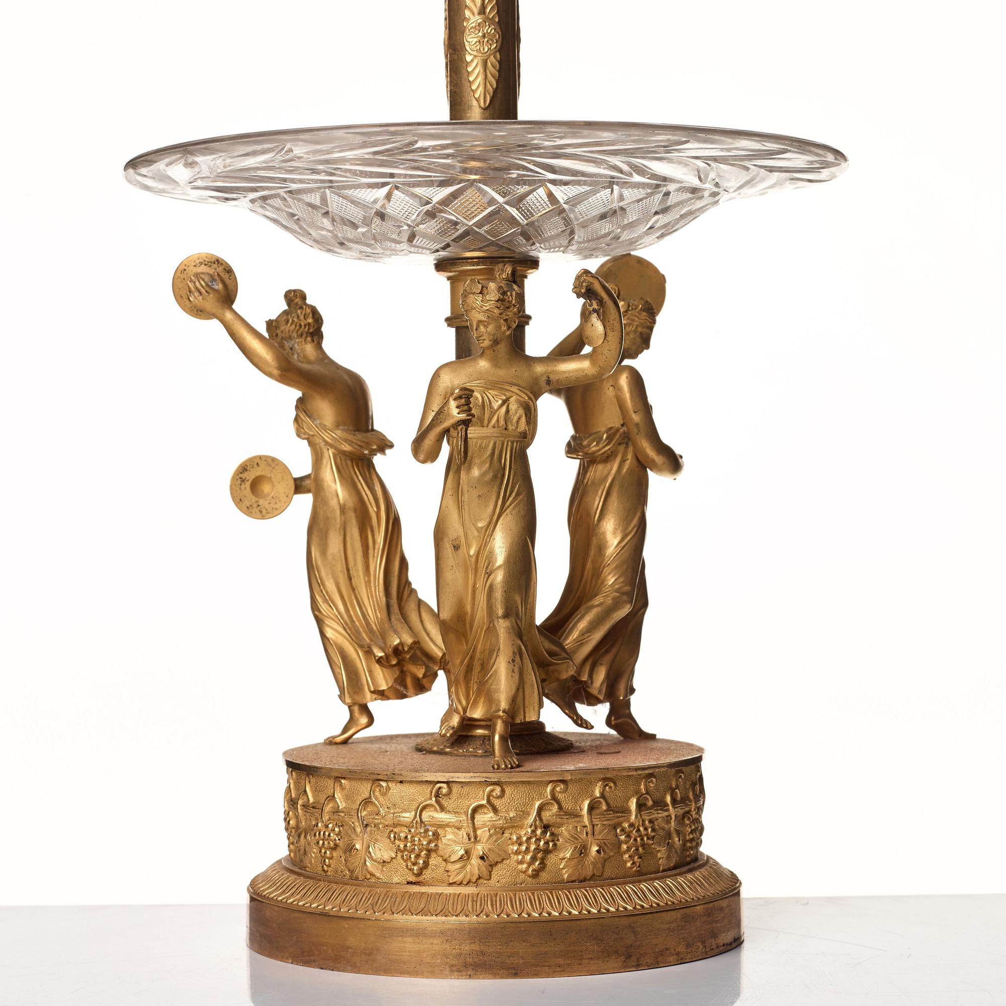BORDSUPPSATSER, ett par, av Pierre Philippe Thomire (1751–1843) Paris, Empire.