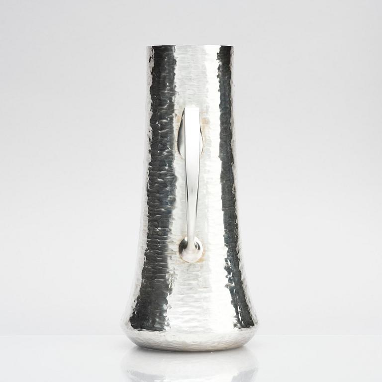 Tapio Wirkkala, a silver pitcher with six beakers, Kultakeskus, Tavastehus Finland 1970-80's.