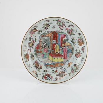 Fat, porslin, Kina, Qingdynasti, 1800-tal.