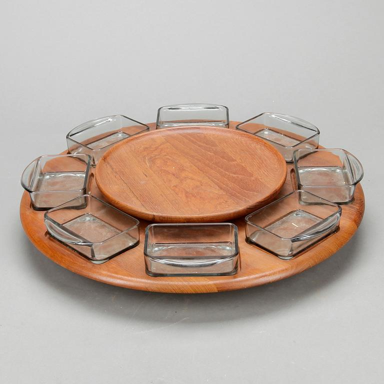 SERVERINGSSNURRA, sk Lazy Susan, Digsmed, Danmark, 1960-tal.