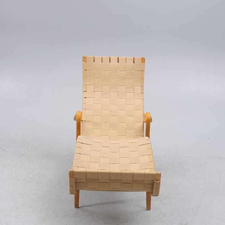 Bruno Mathsson, liggstol med hjul, Firma Karl Mathsson, Värnamo.