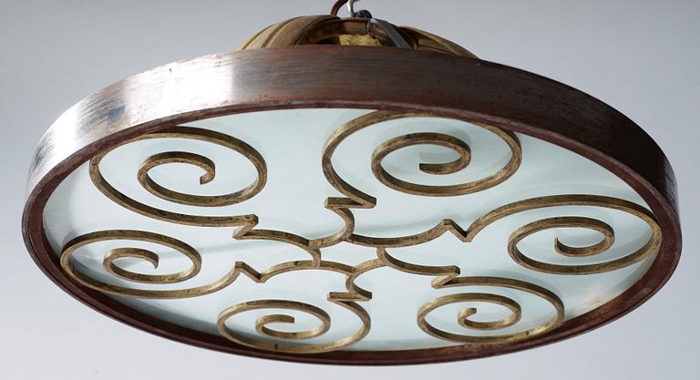 A Lars Holmström Swedish Grace ceiling light, Arvika.