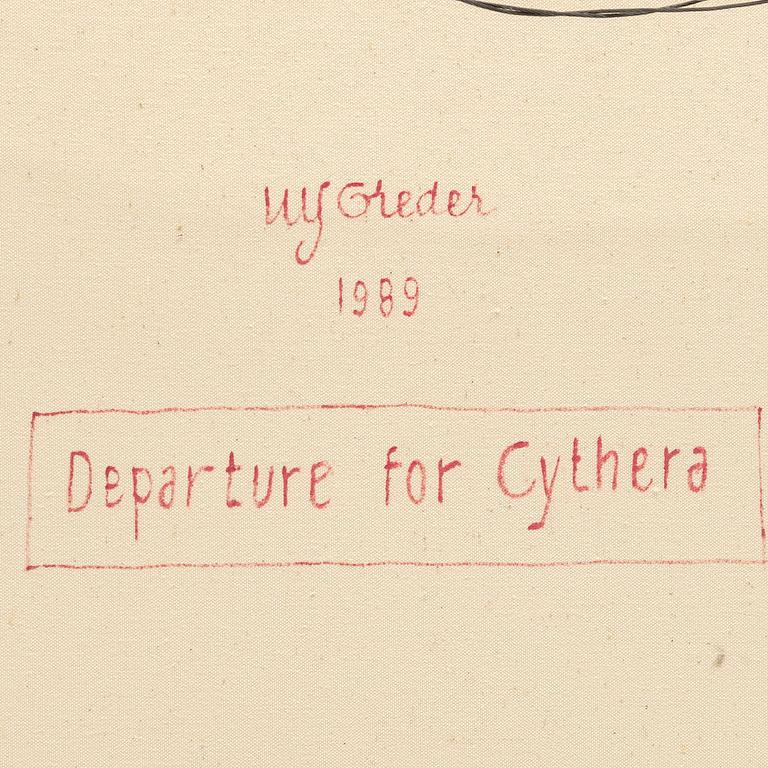 ULF GREDER, oil on canvas, signed.