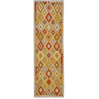 A runner, kilim, ca 290 x 89 cm.