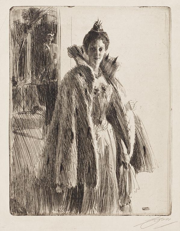 Anders Zorn, "Prinsessan Ingeborg II".