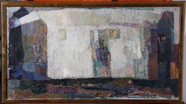 ROSSANDER BJÖRKSKOG, ARMAND. Olja på duk. Sign. o dat. -53.