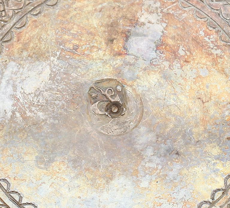 PARTI SILVER, 5 delar, bl.a. orientaliska, 1900-tal. Tot silvervikt ca 235 gram.