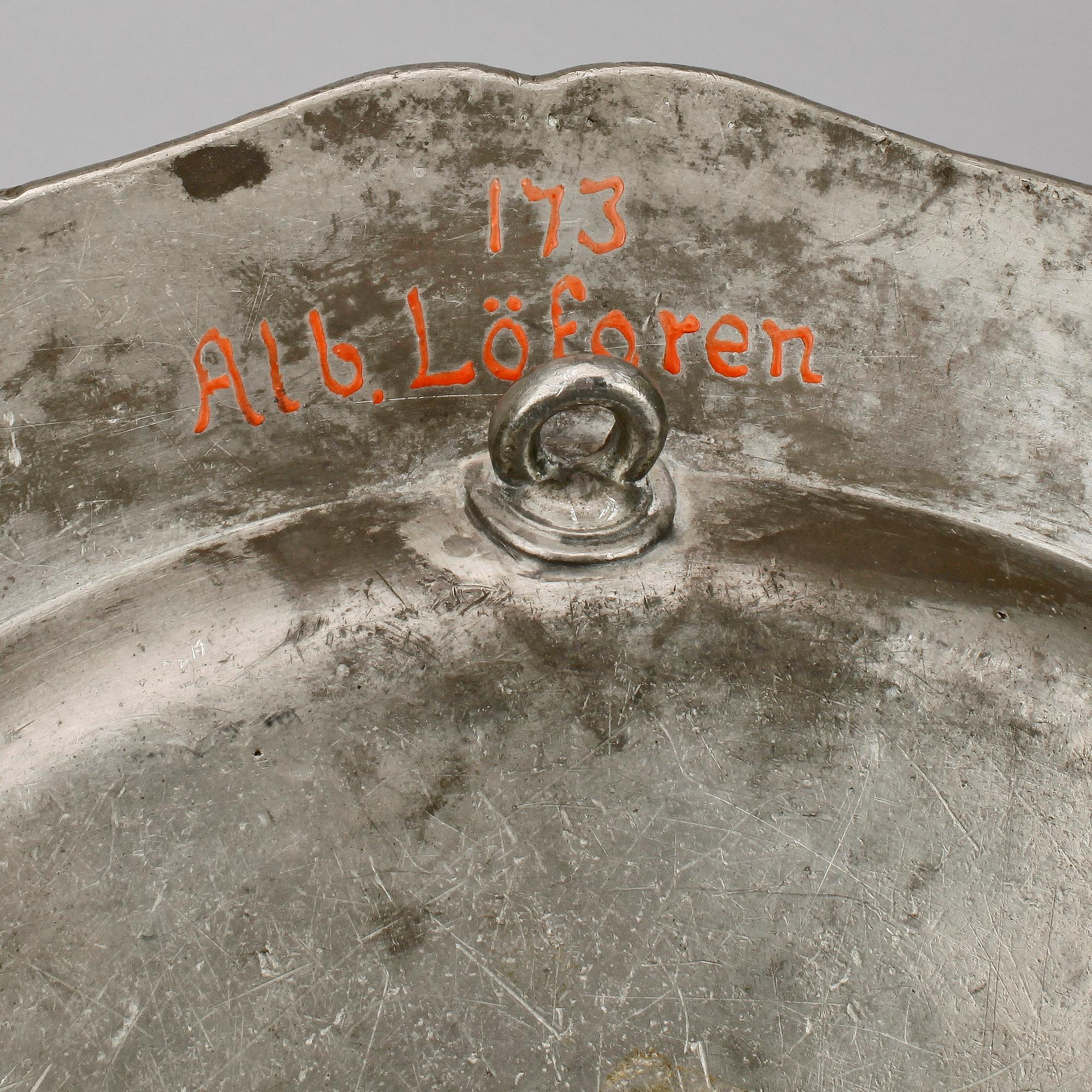 FAT, tenn, Gudmund Östling, Vimmerby 1771. Rokoko.